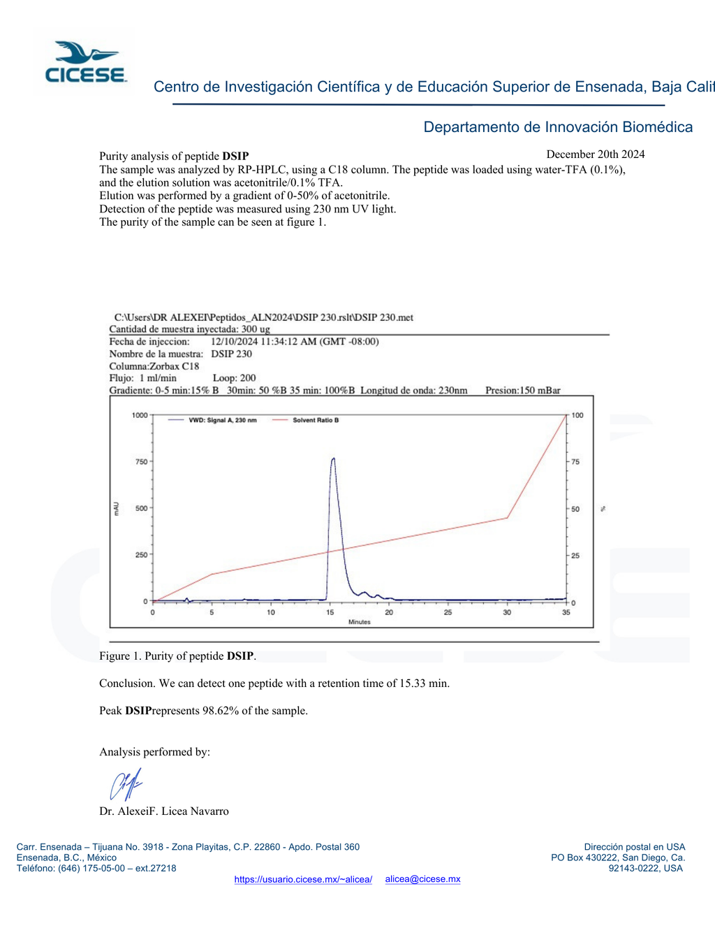 DSIP (Delta Sleep-Inducing Peptide) 15mg